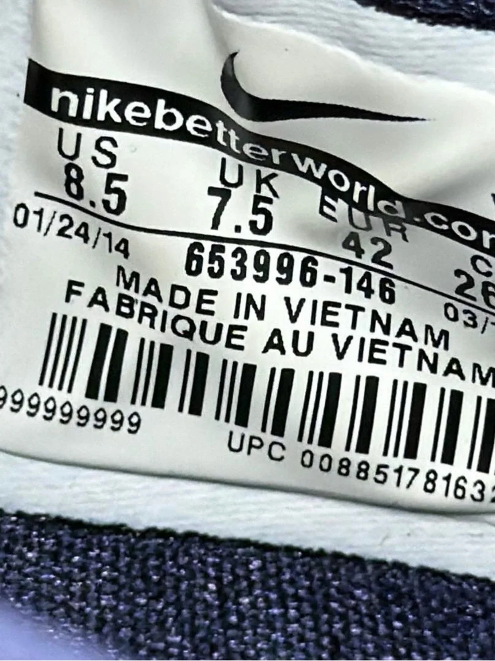 Nike KD 7 USA 653996 146 White Obsidian University Red size 8.5